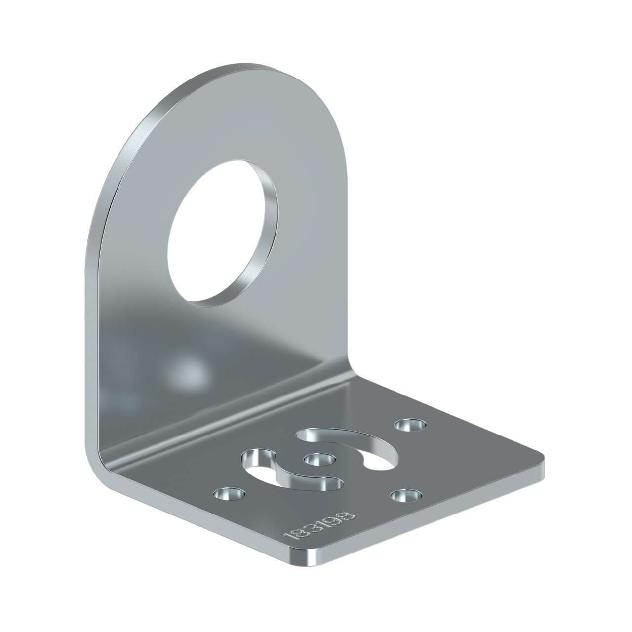 Banner SMBAMS30RA70 Bracket: 30 mm Right-Angle Material; 10 Gauge HRPO Deburred Clear Zinc Plated; Curved mounting slot for versatility and orientation Banner SMBAMS30RA70 Bracket: 30 mm Right-Angle Material; 10 Gauge HRPO Deburred Clear Zinc Plated; Curved mounting slot for versatility and orientation