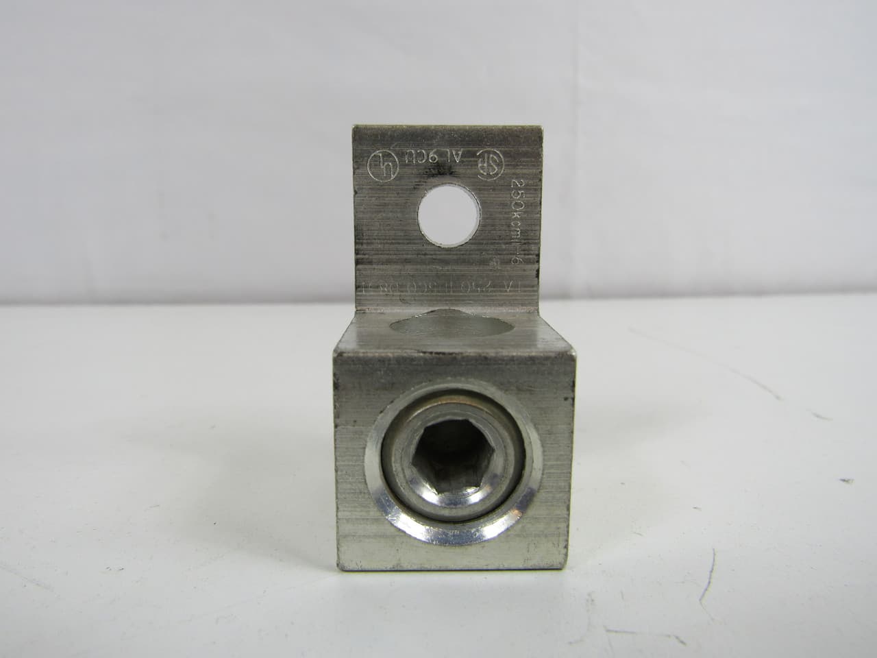 Ilsco TA-250 6 AWG to 250 KCMIL, 5/16" Stud, 2" L, 1-Hole, 1-Conductor, Electro Tin Plated Aluminum Alloy, Chamfered Wire Entry, Mechanical Lug Ilsco TA-250 6 AWG to 250 KCMIL, 5/16" Stud, 2" L, 1-Hole, 1-Conductor, Electro Tin Plated Aluminum Alloy, Chamfered Wire Entry, Mechanical Lug