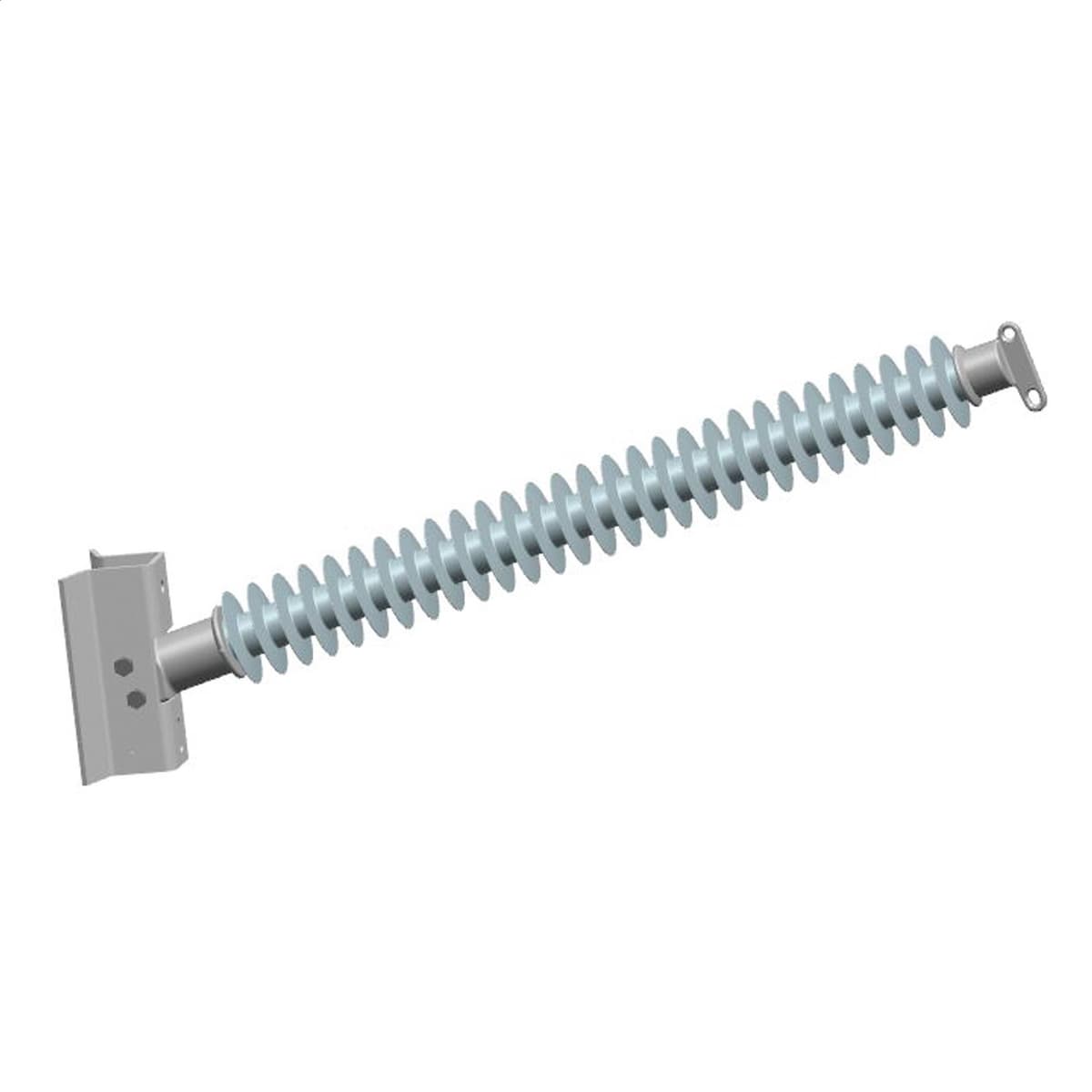 Hubbell P250094S1080 2.5" Line Post, Std. Leak, Hor. Clamp top, Steel flat base 8x13/12" CL ; Made from hydrophobic silicone polymer ; Hubbell P250094S1080 2.5" Line Post, Std. Leak, Hor. Clamp top, Steel flat base 8x13/12" CL ; Made from hydrophobic silicone polymer ;