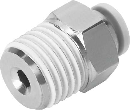 Festo 533279 push-in fitting QB-3/8-1/4-U male thread with external hexagon. Size: Standard, Nominal size: 0,189 ", Type of seal on screw-in stud: coating, Assembly position: Any, Design structure: Push/pull principle Festo 533279 push-in fitting QB-3/8-1/4-U male thread with external hexagon. Size: Standard, Nominal size: 0,189 ", Type of seal on screw-in stud: coating, Assembly position: Any, Design structure: Push/pull principle