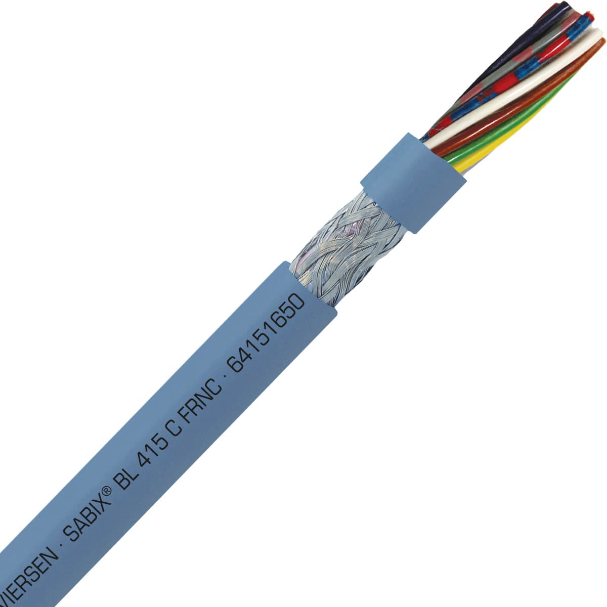 SAB 64151650 SABIX BL 415 C FRNC - 20 AWG/16c, shielded halogen-free flame retardant data cable, DNV-GL, CE, RoHS SAB 64151650 SABIX BL 415 C FRNC - 20 AWG/16c, shielded halogen-free flame retardant data cable, DNV-GL, CE, RoHS