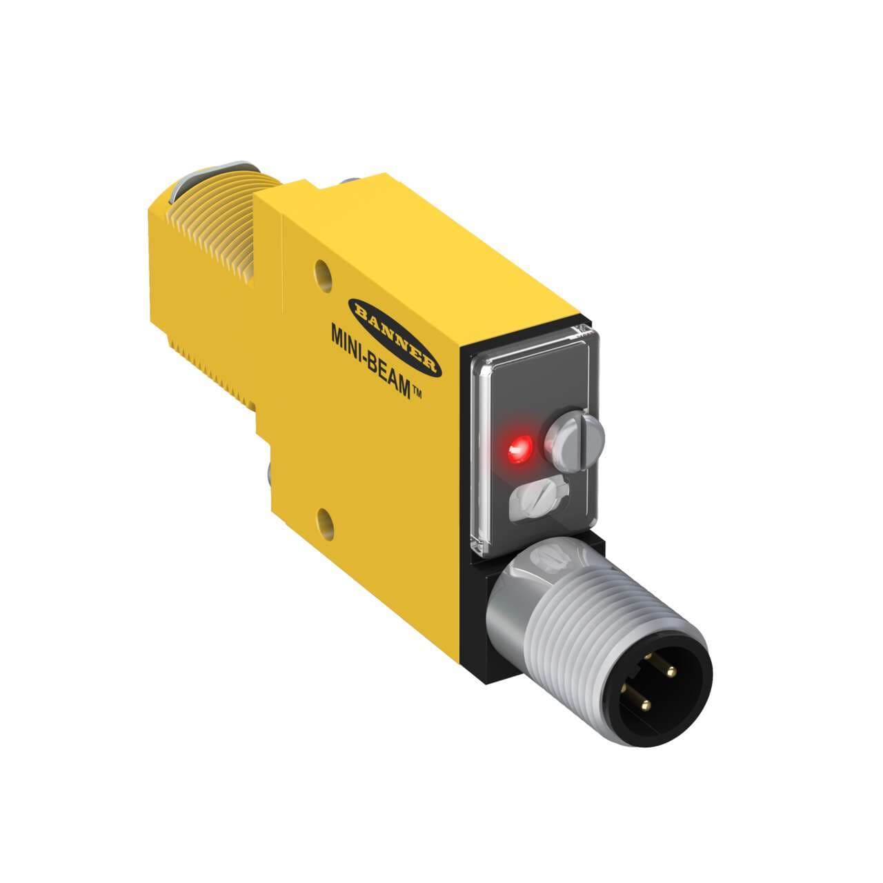 Banner SM312FQD MINI-BEAM: Infrared 880 nm Glass Fiber Optic; Range: Depends on Fiber; Input: 10-30 V dc; Output: Bipolar: 1 NPN; 1 PNP; 4-pin M12 Integral QD Banner SM312FQD MINI-BEAM: Infrared 880 nm Glass Fiber Optic; Range: Depends on Fiber; Input: 10-30 V dc; Output: Bipolar: 1 NPN; 1 PNP; 4-pin M12 Integral QD