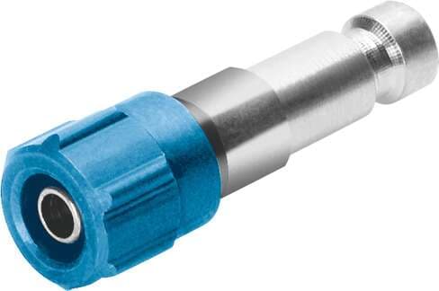 Festo 4090 quick coupling plug KS2-CK-4 For self-closing quick coupling connectors. Nominal size: 2,7 mm, Operating pressure complete temperature range: -0,95 - 12 bar, Standard nominal flow rate: 123 l/min, Operating medium: Compressed air in accordance with ISO857 Festo 4090 quick coupling plug KS2-CK-4 For self-closing quick coupling connectors. Nominal size: 2,7 mm, Operating pressure complete temperature range: -0,95 - 12 bar, Standard nominal flow rate: 123 l/min, Operating medium: Compressed air in accordance with ISO857