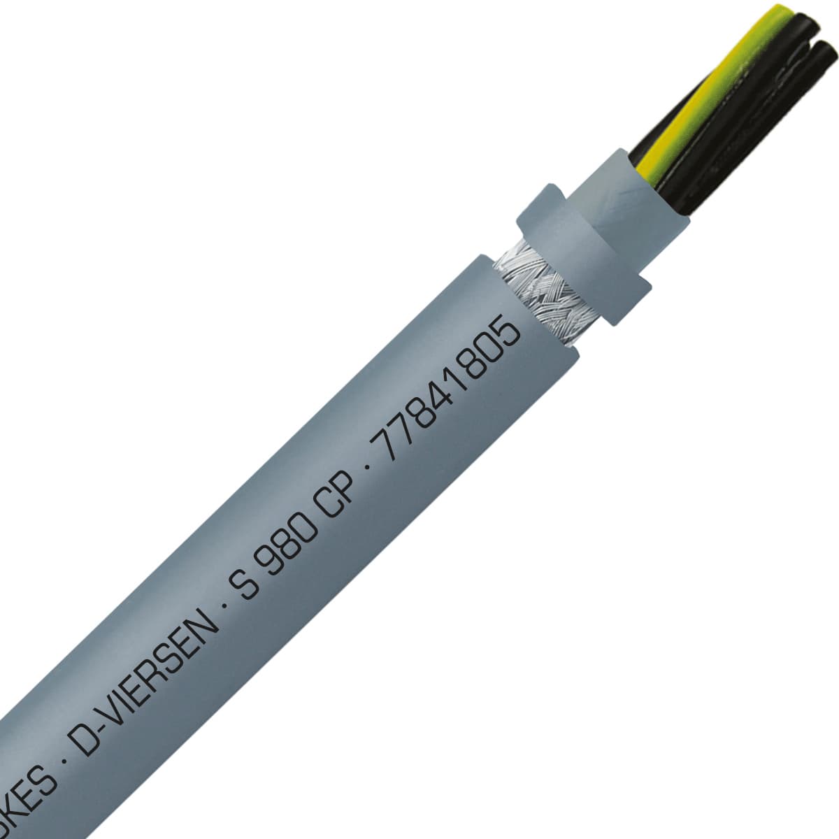 SAB 77841805 S 980 CP - 18 AWG/5c, shielded halogen-free heavy duty continuous flex PUR control cable, UL, CSA, CE, RoHS SAB 77841805 S 980 CP - 18 AWG/5c, shielded halogen-free heavy duty continuous flex PUR control cable, UL, CSA, CE, RoHS