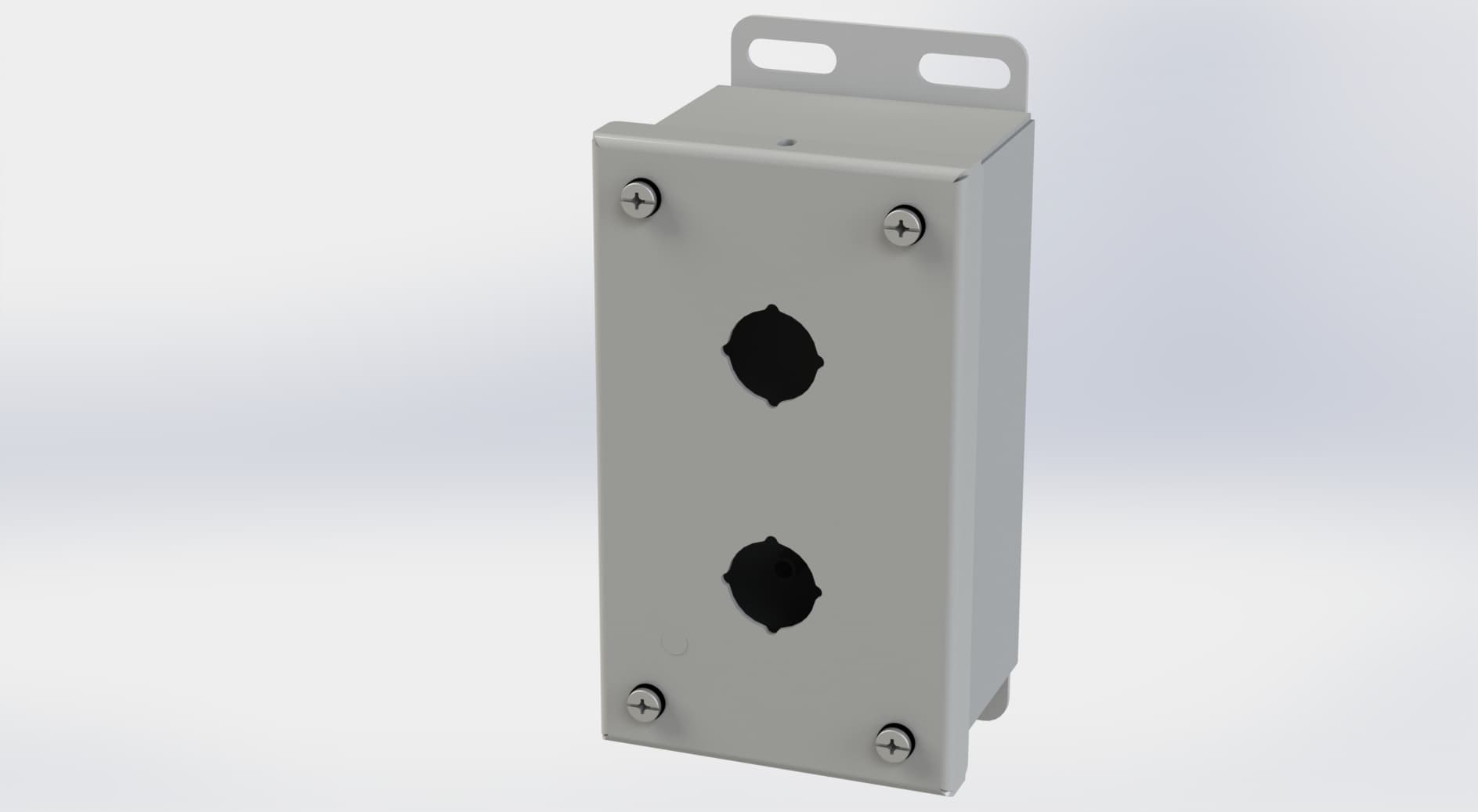 Saginaw Control SCE-2PBI PB Enclosure, Height:5.75", Width:3.25", Depth:2.75", ANSI-61 gray powder coat inside and out. Saginaw Control SCE-2PBI PB Enclosure, Height:5.75", Width:3.25", Depth:2.75", ANSI-61 gray powder coat inside and out.