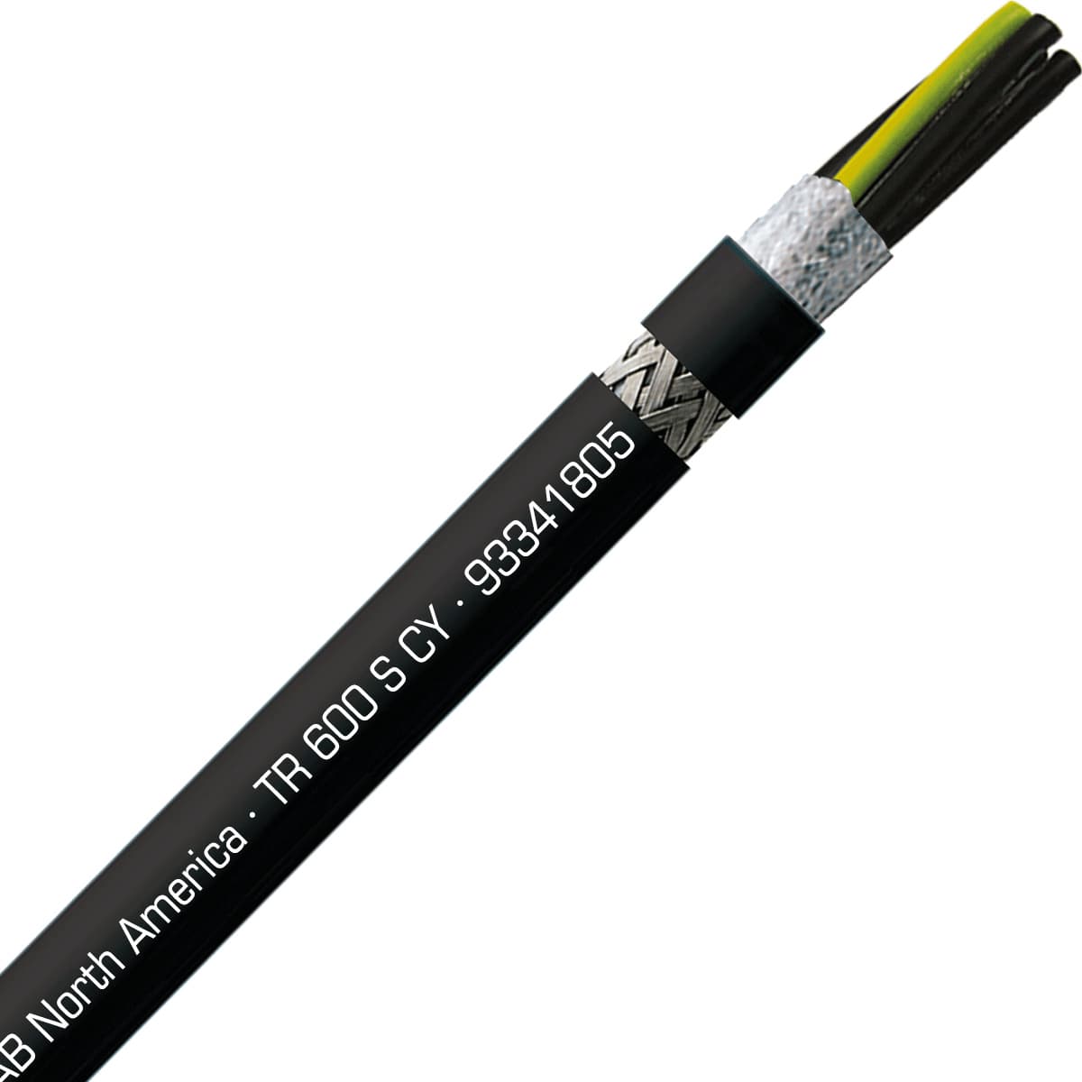 SAB 93341805 TR 600 S CY - 18 AWG/5c, shielded oil resistant flexible exposed run tray cable,UL, CSA, WTTC, CE RoHS SAB 93341805 TR 600 S CY - 18 AWG/5c, shielded oil resistant flexible exposed run tray cable,UL, CSA, WTTC, CE RoHS