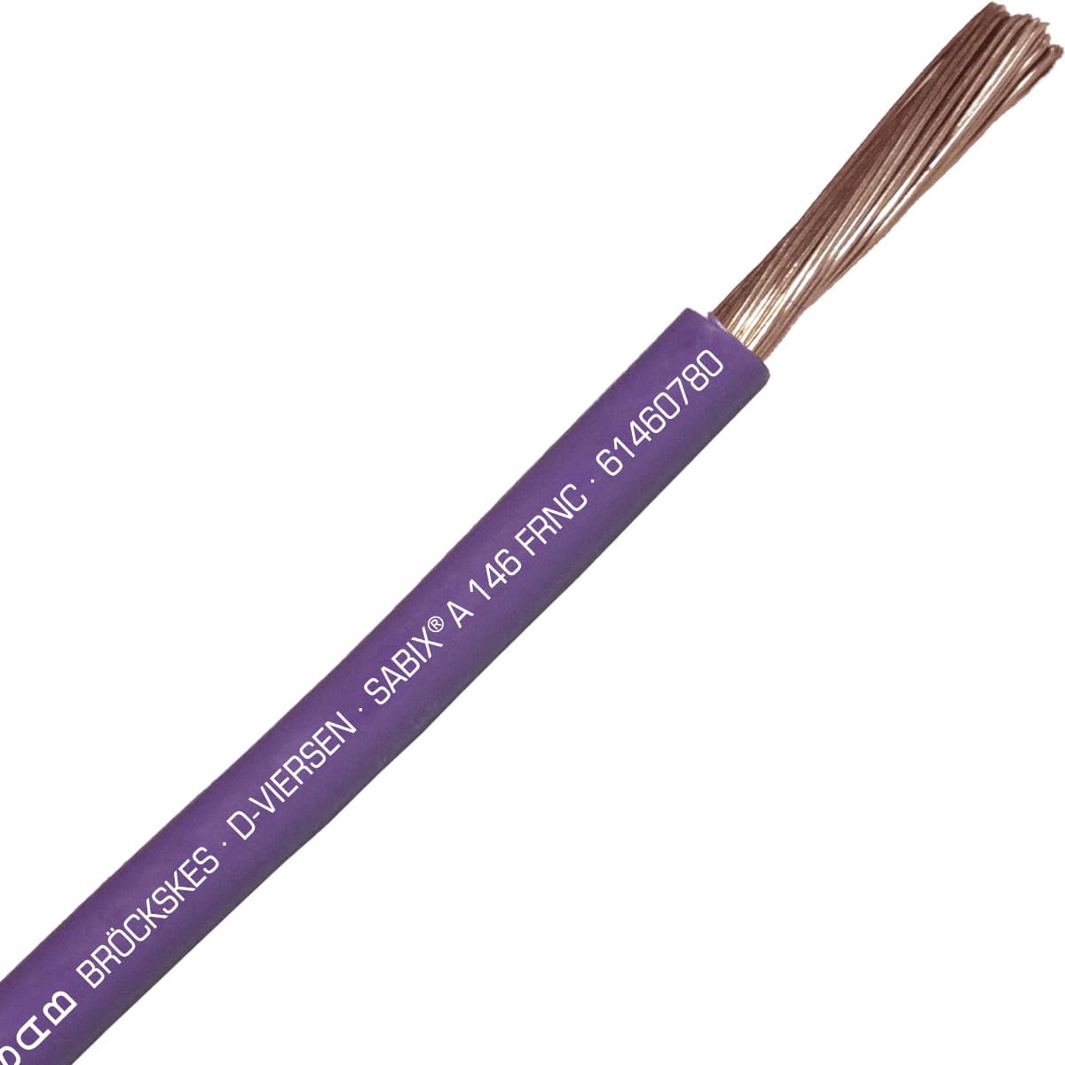 SAB 61460780 SABIX A 146 FRNC - 16 AWG/1c, flame retardant halogen-free 500V violet hook-up wire, CE, RoHS SAB 61460780 SABIX A 146 FRNC - 16 AWG/1c, flame retardant halogen-free 500V violet hook-up wire, CE, RoHS