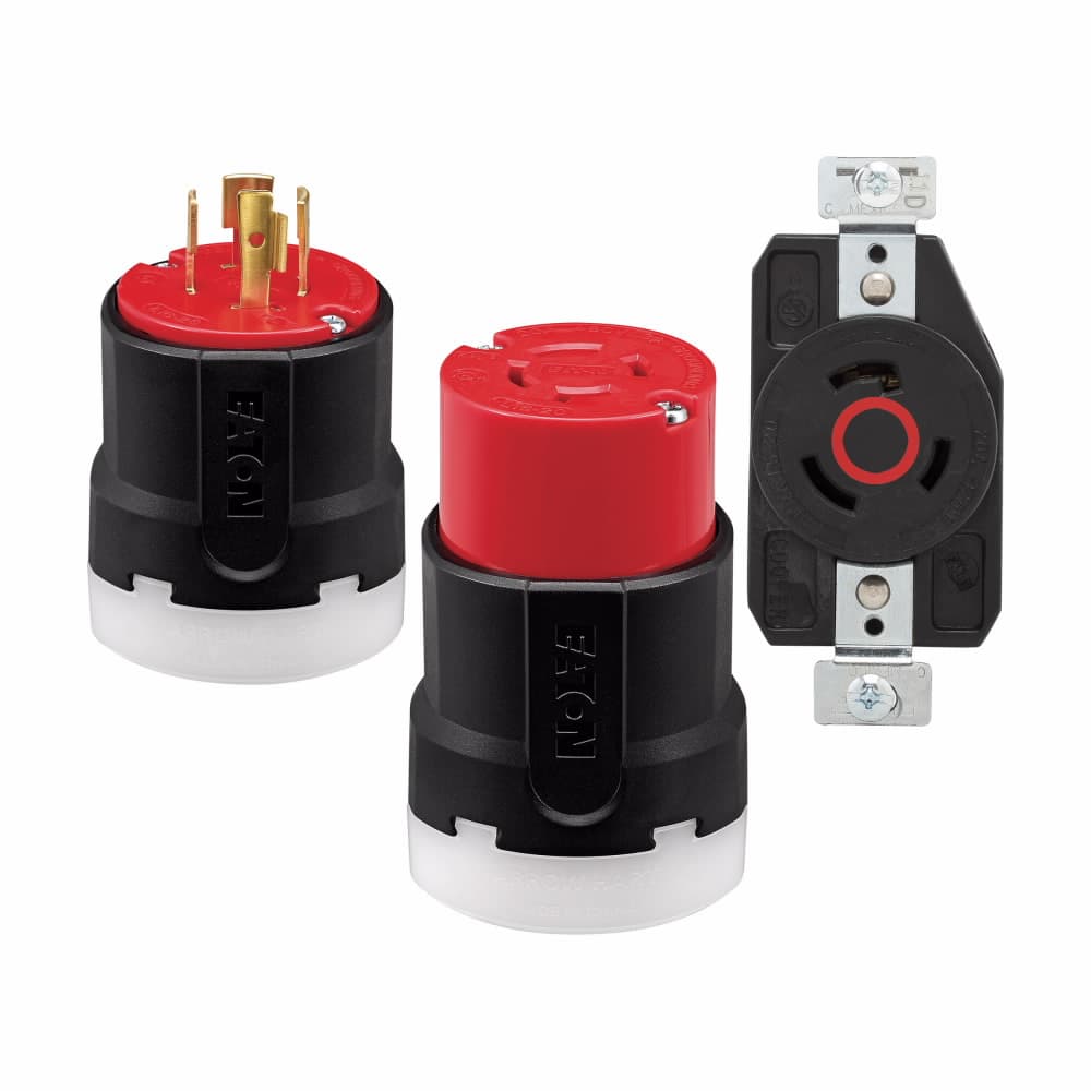 Eaton AHCL1930FI AHCL1930FI Eaton - Eaton Arrow Hart Color Coded Locking Flanged Inlet, #14-8 AWG, 30A, Industrial, 3ØY 277/480 V, Back, Red, Black, Ultra grip, Nylon, L19-30, Four-pole, Four-wire, Nylon, -40°C (w/o impact) to 60°C (-40°F to 140°F) Eaton AHCL1930FI AHCL1930FI Eaton - Eaton Arrow Hart Color Coded Locking Flanged Inlet, #14-8 AWG, 30A, Industrial, 3ØY 277/480 V, Back, Red, Black, Ultra grip, Nylon, L19-30, Four-pole, Four-wire, Nylon, -40°C (w/o impact) to 60°C (-40°F to 140°F)