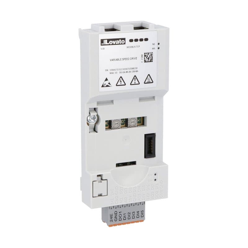 Lovato Electric VLBXL08 VLBXL08 Lovato - Logic unit with Modbus-TCP protocol for variable speed drives VLB... series Lovato Electric VLBXL08 VLBXL08 Lovato - Logic unit with Modbus-TCP protocol for variable speed drives VLB... series