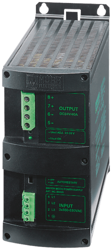 Murr Elektronik 85099 85099 Murrelektronik - MCS POWER SUPPLY 3-PHASE, IN: 360-550VAC OUT: 24-28V/40ADC Murr Elektronik 85099 85099 Murrelektronik - MCS POWER SUPPLY 3-PHASE, IN: 360-550VAC OUT: 24-28V/40ADC