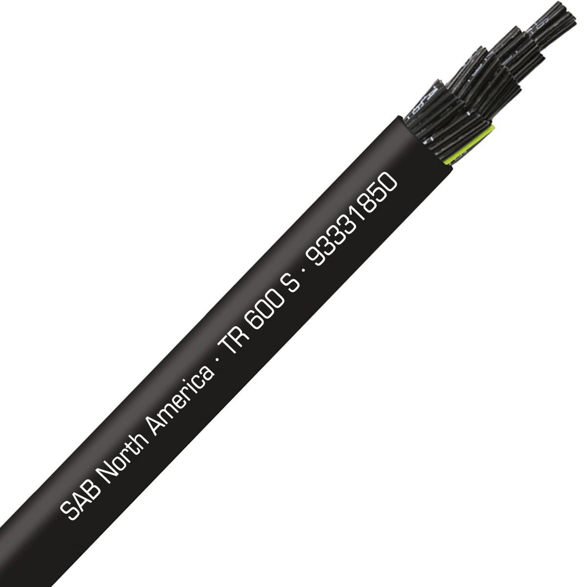 SAB 93331850 TR 600 S - 18 AWG/50c, oil resistant flexible exposed run tray cable, UL, CSA, WTTC, NFPA 79, CE RoHS SAB 93331850 TR 600 S - 18 AWG/50c, oil resistant flexible exposed run tray cable, UL, CSA, WTTC, NFPA 79, CE RoHS