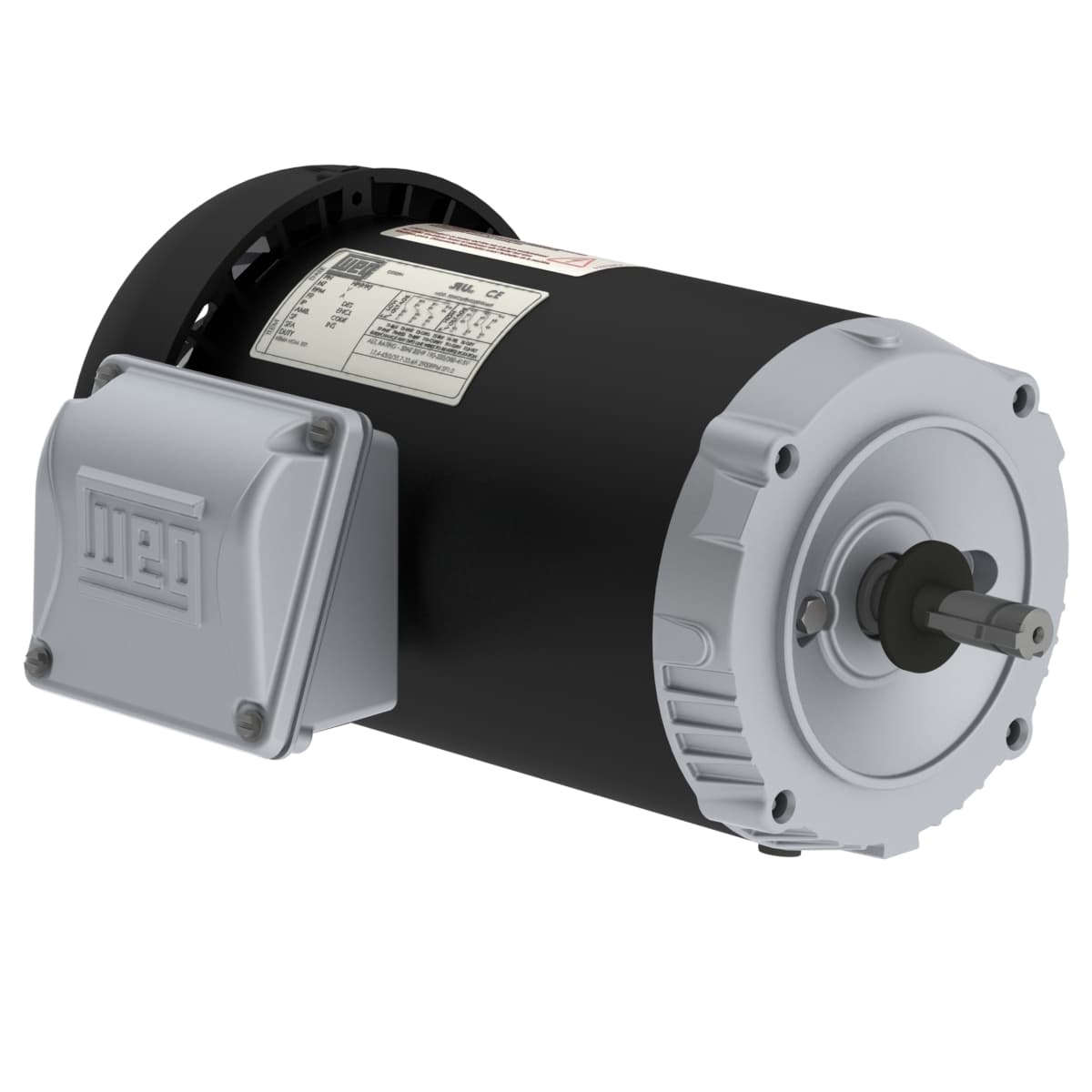 WEG .5036ES3EJPR56C-S Rolled Steel Jet Pump - C type Standard Efficiency 0.5 HP 2P 56C 3Ph 208-230/460//190-220/380-415 V 60 Hz IC411 - TEFC - Footless WEG .5036ES3EJPR56C-S Rolled Steel Jet Pump - C type Standard Efficiency 0.5 HP 2P 56C 3Ph 208-230/460//190-220/380-415 V 60 Hz IC411 - TEFC - Footless