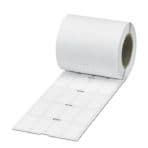 Phoenix Contact 1110065 Cable marker label, Roll, white, unlabeled, can be labeled with: THERMOMARK ROLLMASTER 300/600, THERMOMARK X1.2, THERMOMARK ROLL X1, THERMOMARK ROLL 2.0, THERMOMARK ROLL, THERMOMARK S1.1, mounting type: adhesive, cable diameter: ≤ 7.5 mm, lettering field Phoenix Contact 1110065 Cable marker label, Roll, white, unlabeled, can be labeled with: THERMOMARK ROLLMASTER 300/600, THERMOMARK X1.2, THERMOMARK ROLL X1, THERMOMARK ROLL 2.0, THERMOMARK ROLL, THERMOMARK S1.1, mounting type: adhesive, cable diameter: ≤ 7.5 mm, lettering field
