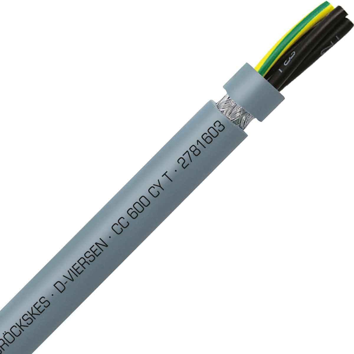 SAB 2781603 CC 600 CY T - 16 AWG/3c, shielded PVC flexible control cable, UL, CSA, CE, RoHS SAB 2781603 CC 600 CY T - 16 AWG/3c, shielded PVC flexible control cable, UL, CSA, CE, RoHS