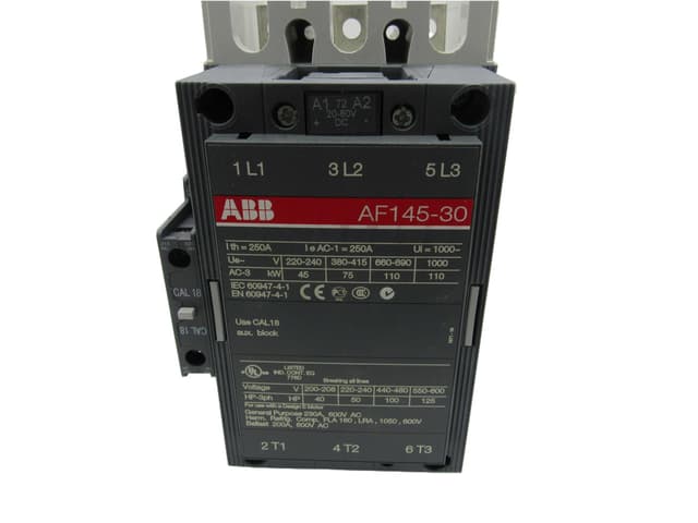 AF145-30-11-72 Part Image. Manufactured by ABB Control.
