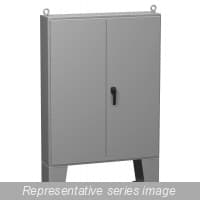 Hammond Manufacturing 1422D16F N12 Dbl Door Floormount Encl w/panel - 60 x 60 x 16 - Steel/Gray Hammond Manufacturing 1422D16F N12 Dbl Door Floormount Encl w/panel - 60 x 60 x 16 - Steel/Gray