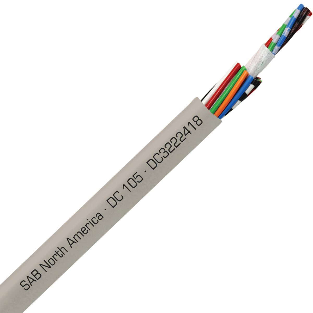 SAB DC3222418 DC 105 - 24 AWG/18c, flexible oil resistant data cable, UL, CSA, CE, RoHS SAB DC3222418 DC 105 - 24 AWG/18c, flexible oil resistant data cable, UL, CSA, CE, RoHS