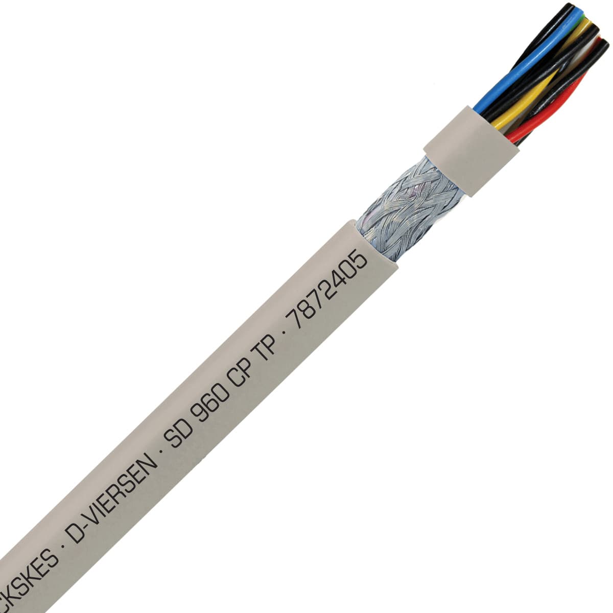 SAB 7872405 SD 960 CP TP - 24 AWG/5pr, shielded oil resistant continuous flex paired data cable, UL, CSA, CE, RoHS SAB 7872405 SD 960 CP TP - 24 AWG/5pr, shielded oil resistant continuous flex paired data cable, UL, CSA, CE, RoHS