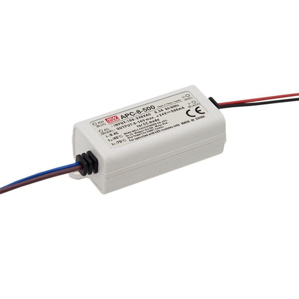MEAN WELL APC-8-350 AC-DC Single output LED driver Constant Current (CC); Input 90-264Vac; Output 0.35A at 23Vdc MEAN WELL APC-8-350 AC-DC Single output LED driver Constant Current (CC); Input 90-264Vac; Output 0.35A at 23Vdc