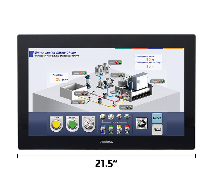 Maple Systems CMT-IM21 21.5" High Resolution Touchscreen Monitor, 1 USB Port, 1 HDMI® Port Maple Systems CMT-IM21 21.5" High Resolution Touchscreen Monitor, 1 USB Port, 1 HDMI® Port