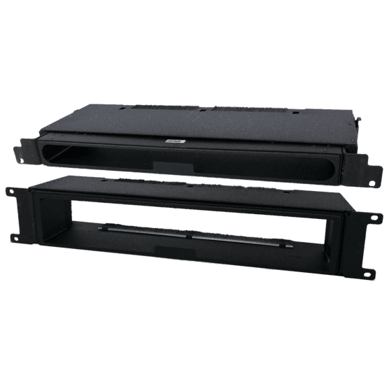 Hoffman UACSFPCC1U116 ProLine Containment System SwitchFix, 1.74x19.00x11.63, Black, Steel Hoffman UACSFPCC1U116 ProLine Containment System SwitchFix, 1.74x19.00x11.63, Black, Steel