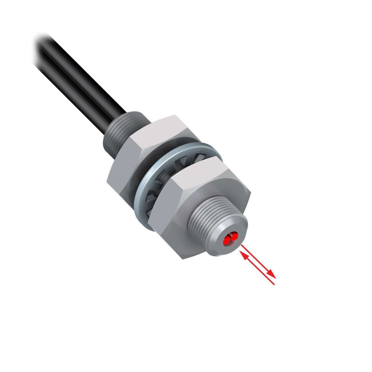 Banner PBT26UHF Plastic Fiber, Diffuse Reflective; Core Dia.: 0.5 mm; Fiber Length 2 m; Thread; DuraBend, Free cut Banner PBT26UHF Plastic Fiber, Diffuse Reflective; Core Dia.: 0.5 mm; Fiber Length 2 m; Thread; DuraBend, Free cut