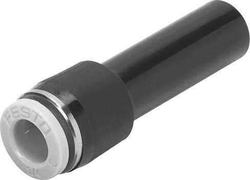 Festo 567779 push-in connector QB-3/8H-5/16-U male thread with external hexagon. Size: Standard, Nominal size: 0,256 ", Assembly position: Any, Design structure: Push/pull principle, Operating pressure complete temperature range: -13,8 - 145 Psi Festo 567779 push-in connector QB-3/8H-5/16-U male thread with external hexagon. Size: Standard, Nominal size: 0,256 ", Assembly position: Any, Design structure: Push/pull principle, Operating pressure complete temperature range: -13,8 - 145 Psi