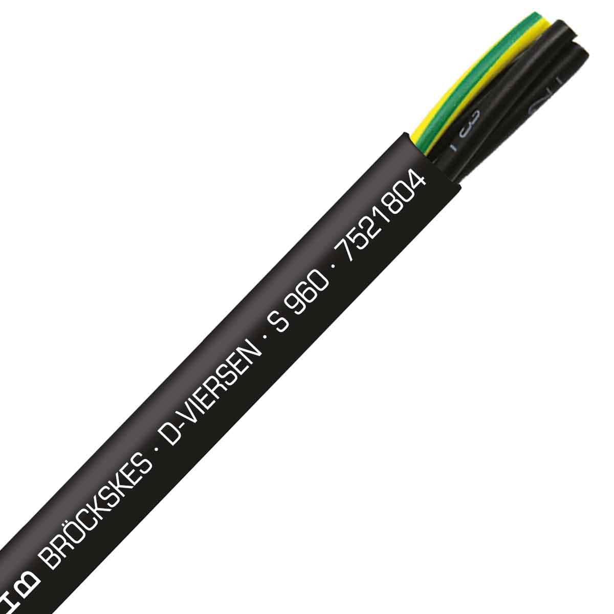 SAB 7521804 S 960 - 18 AWG/4c, oil resistant, continuous flex PVC control cable, UL, CSA, CE, RoHS SAB 7521804 S 960 - 18 AWG/4c, oil resistant, continuous flex PVC control cable, UL, CSA, CE, RoHS