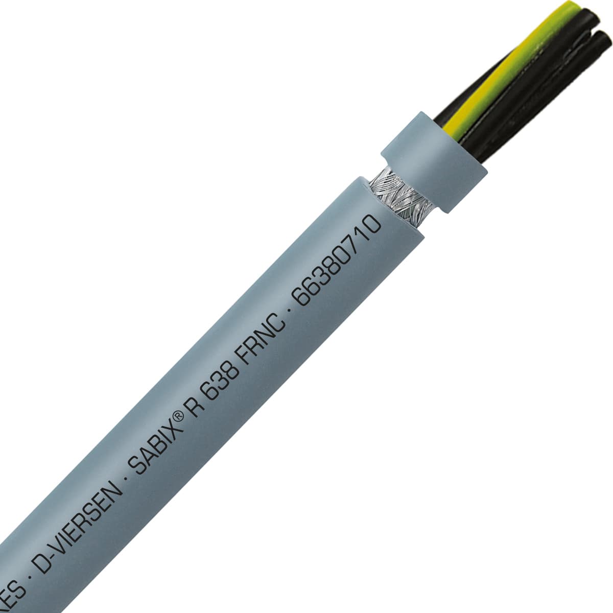 SAB 66380710 SABIX R 638 FRNC - 18 AWG/7c, shielded halogen-free flame retardant rail control cable, CE, RoHS SAB 66380710 SABIX R 638 FRNC - 18 AWG/7c, shielded halogen-free flame retardant rail control cable, CE, RoHS