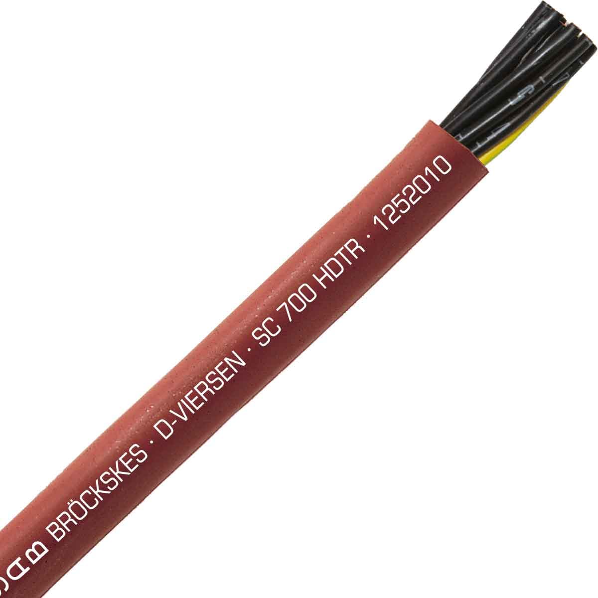 SAB 1252010 SC 700 HDTR - 20 AWG/10c, halogen-free high temperature silicone cable, UL, CSA, CE, RoHS SAB 1252010 SC 700 HDTR - 20 AWG/10c, halogen-free high temperature silicone cable, UL, CSA, CE, RoHS