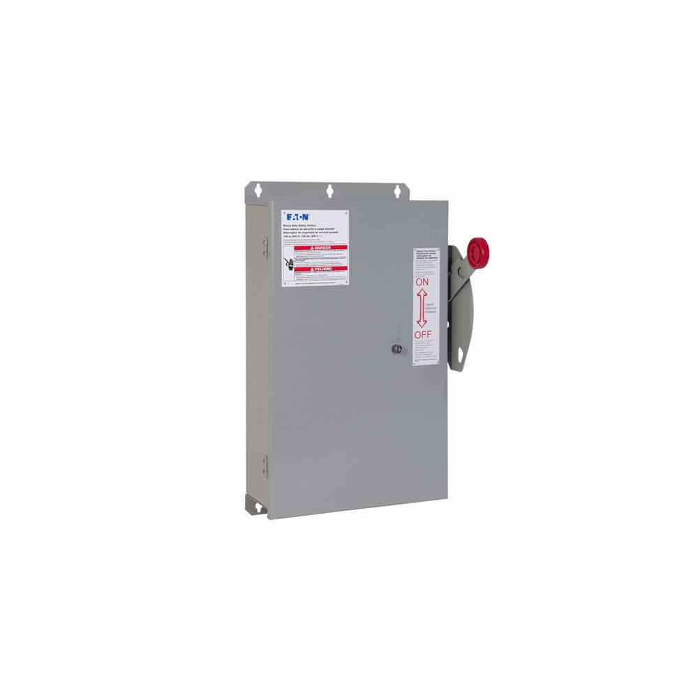 Eaton STS363FD31 STS363FD31 Eaton - Eaton Shunt trip safety switch, 100 A, 1NO/1NC alarm switch only, Coil V: 120 V, NEMA 12/3R, 600 V, Three-pole, Fusible without neutral Eaton STS363FD31 STS363FD31 Eaton - Eaton Shunt trip safety switch, 100 A, 1NO/1NC alarm switch only, Coil V: 120 V, NEMA 12/3R, 600 V, Three-pole, Fusible without neutral
