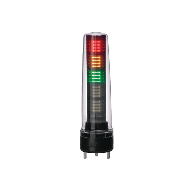 Patlite LS7-302DWH-RYGNN 70mm, 3-Tier Signal Tower. Dark gray, direct mount body with flying leads. Red, Amber, Green LED Patlite LS7-302DWH-RYGNN 70mm, 3-Tier Signal Tower. Dark gray, direct mount body with flying leads. Red, Amber, Green LED