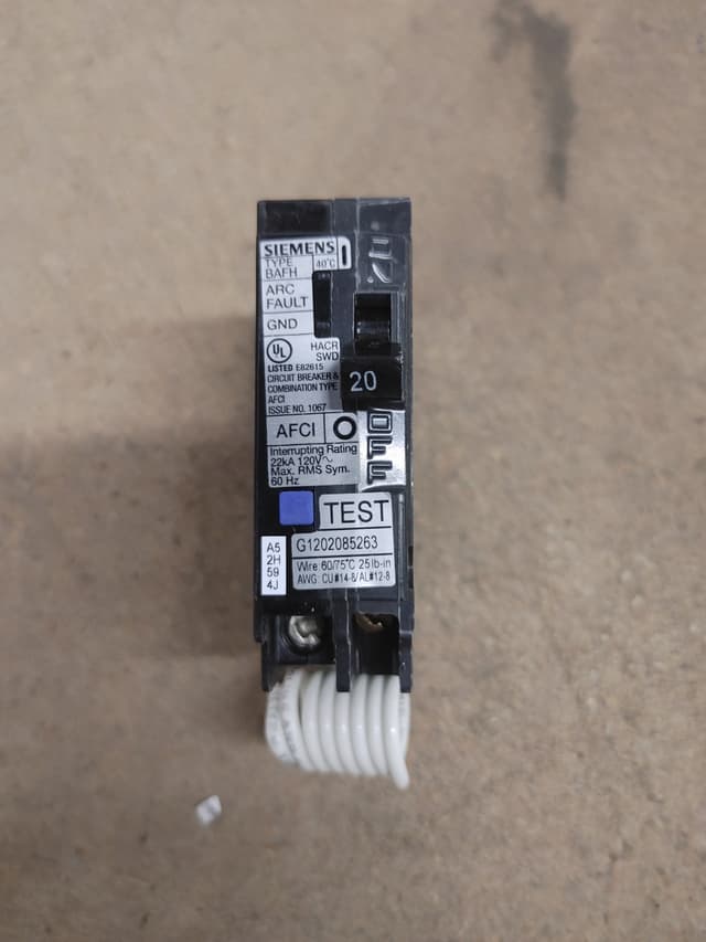 B120AFCH Part Image. Manufactured by Siemens.