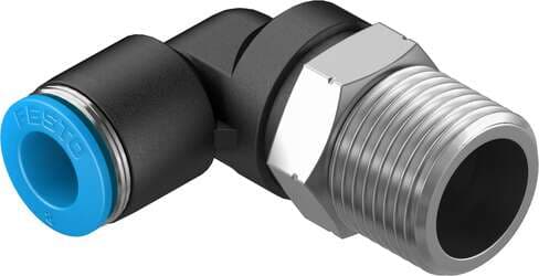 Festo 153050 push-in L-fitting QSL-3/8-8 360° orientable, male thread with external hexagon. Size: Standard, Nominal size: 6,7 mm, Type of seal on screw-in stud: coating, Assembly position: Any, Container size: 10 Festo 153050 push-in L-fitting QSL-3/8-8 360° orientable, male thread with external hexagon. Size: Standard, Nominal size: 6,7 mm, Type of seal on screw-in stud: coating, Assembly position: Any, Container size: 10