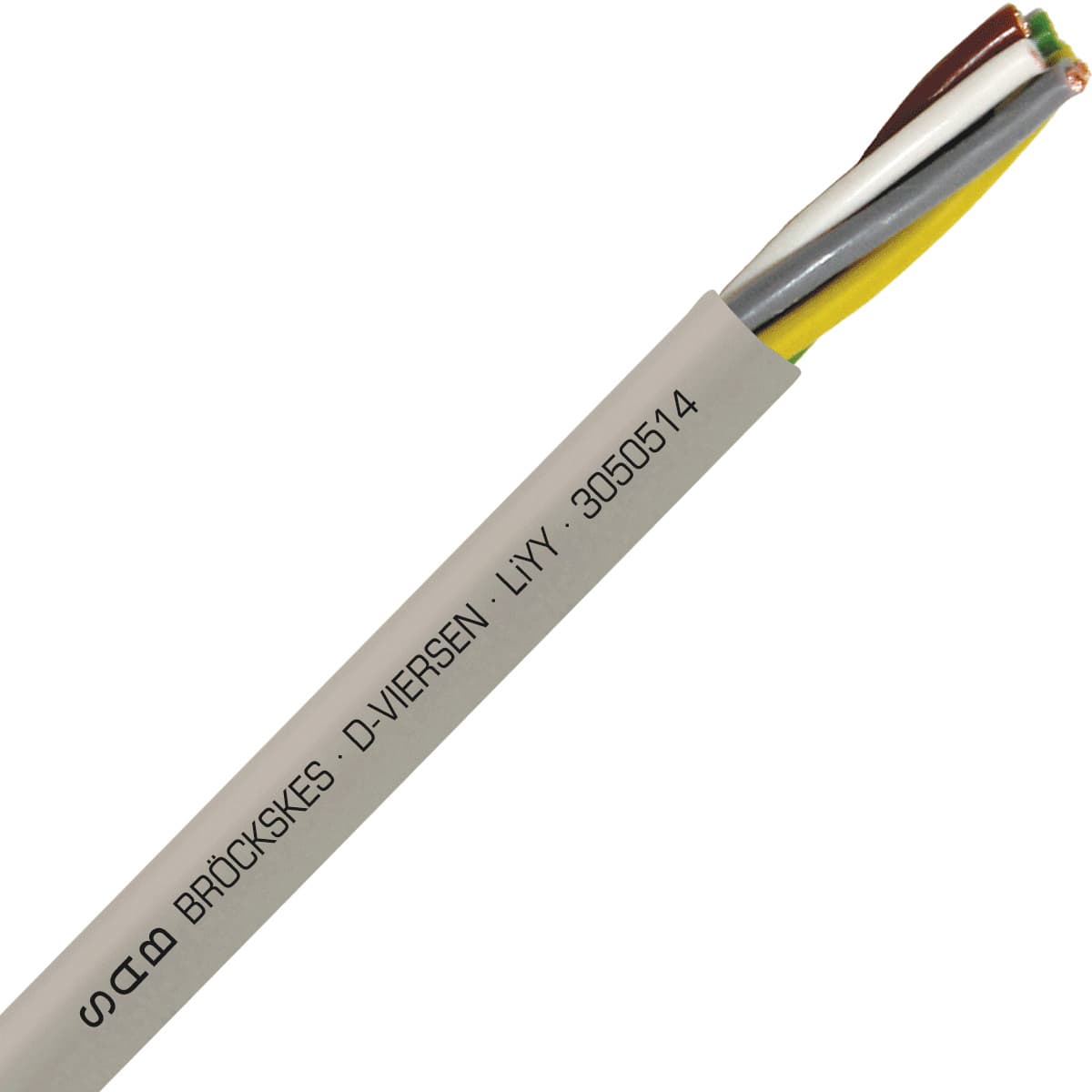 SAB 3050514 LiYY - 26 AWG/5c, multi-conductor signal and control PVC cable with DIN color code SAB 3050514 LiYY - 26 AWG/5c, multi-conductor signal and control PVC cable with DIN color code