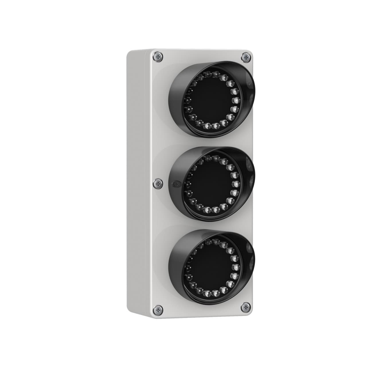 Banner SP350RRRP EZ-LIGHT Traffic Series: 3-Indicator Daylight Visible, Voltage: 15-30 V dc; Housing: Polycarbonate; IP65, Input: PNP; Colors: Red Red Red, Field Wireable Banner SP350RRRP EZ-LIGHT Traffic Series: 3-Indicator Daylight Visible, Voltage: 15-30 V dc; Housing: Polycarbonate; IP65, Input: PNP; Colors: Red Red Red, Field Wireable