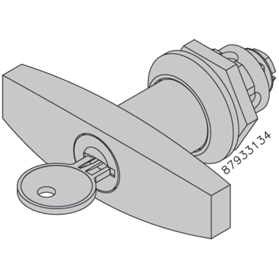 Hoffman ALTC3R Locking T Handle, Steel Hoffman ALTC3R Locking T Handle, Steel