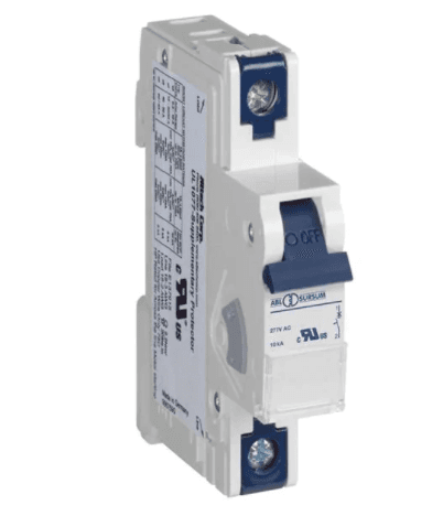 Altech Corp. 1D05UR Supplementary Protector 0.5A, 1 Pole, 277V AC, D Trip, UL1077 Altech Corp. 1D05UR Supplementary Protector 0.5A, 1 Pole, 277V AC, D Trip, UL1077