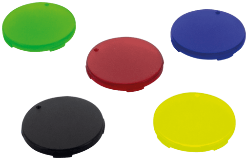Murr Elektronik 69140 5 covers with the colour yellow, green, red,, blue and black for buttons with a mounting hole Murr Elektronik 69140 5 covers with the colour yellow, green, red,, blue and black for buttons with a mounting hole