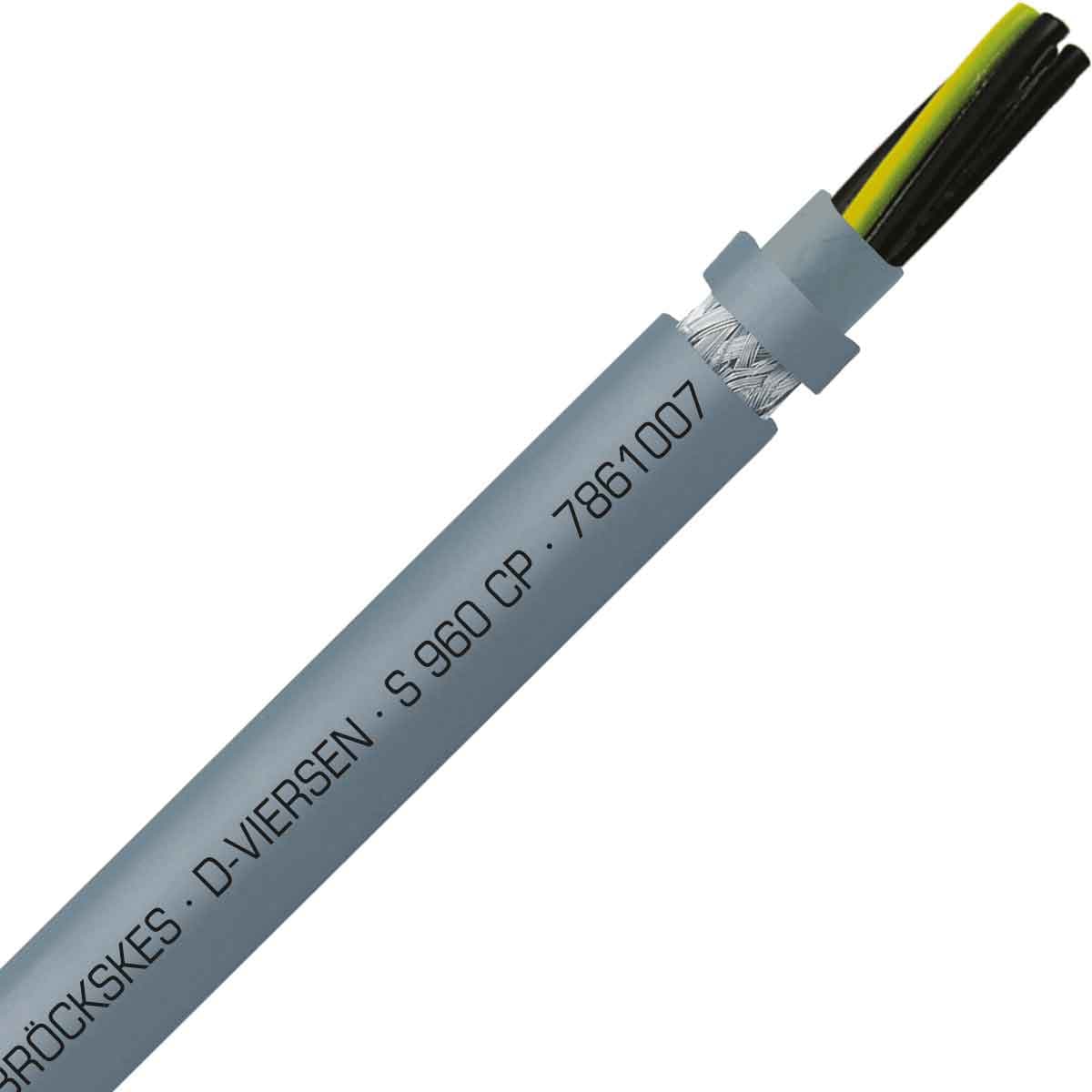 SAB 7861007 S 960 CP - 10 AWG/7c, shielded oil resistant continuous flex PUR data cable, UL, CSA, CE, RoHS SAB 7861007 S 960 CP - 10 AWG/7c, shielded oil resistant continuous flex PUR data cable, UL, CSA, CE, RoHS