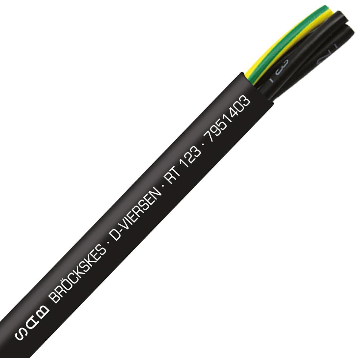 SAB 7951403 RT 123 - 14 AWG/3c, PUR rugged and dependable robot/track cable, �450� torsion SAB 7951403 RT 123 - 14 AWG/3c, PUR rugged and dependable robot/track cable, �450� torsion