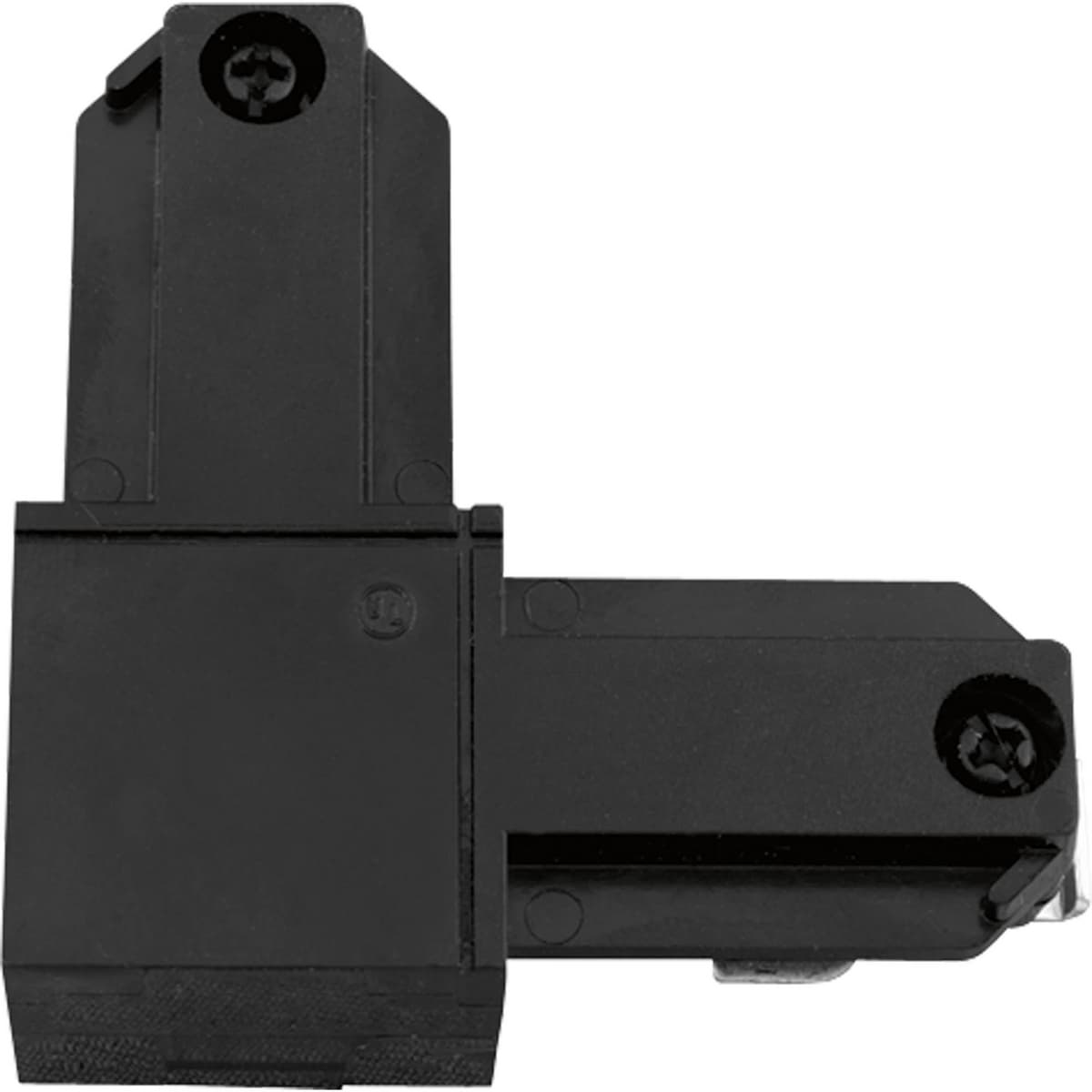 Hubbell P8721-9131 Inside polarity L connector. To identify polarity, orient connector to L shape and polarity grooves will intersect where indicated. Black finish. ; Inside Polarity L Connector from the Track Accessories collection ; Height: 1. 25 inches Width: 3. 25 inch Hubbell P8721-9131 Inside polarity L connector. To identify polarity, orient connector to L shape and polarity grooves will intersect where indicated. Black finish. ; Inside Polarity L Connector from the Track Accessories collection ; Height: 1. 25 inches Width: 3. 25 inch