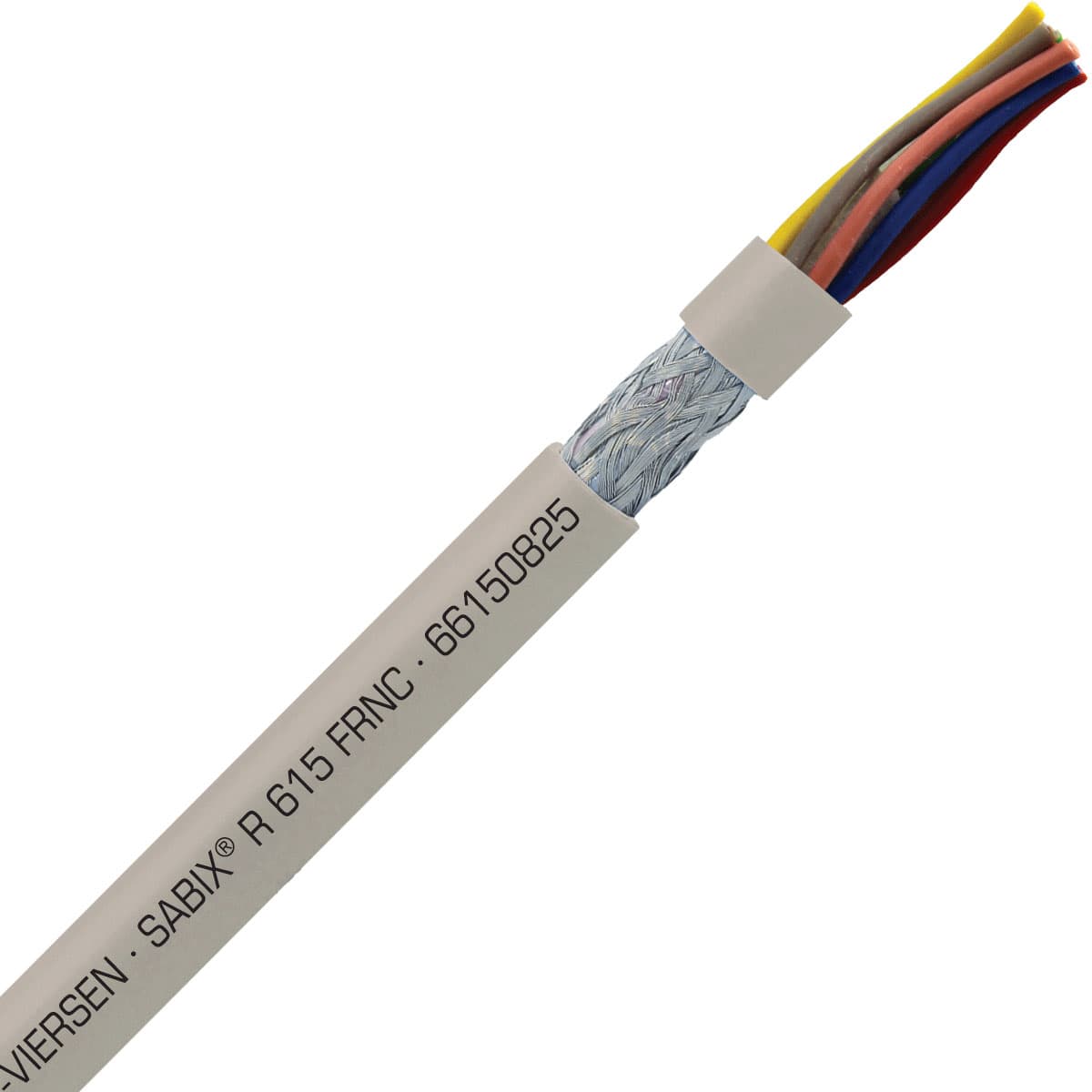 SAB 66150825 SABIX R 615 FRNC - 24 AWG/8c, shielded halogen-free flame retardant rail data cable, CE, RoHS SAB 66150825 SABIX R 615 FRNC - 24 AWG/8c, shielded halogen-free flame retardant rail data cable, CE, RoHS