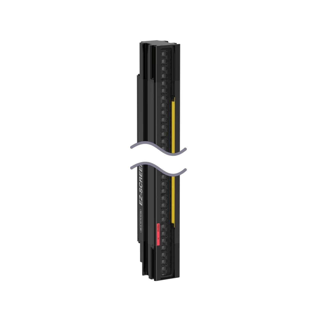 Banner SLLCE23-910-S EZ-SCREEN LS Cascade, Emitter; Resolution: 23 mm; Range: 12 m (40 ft); Defined Area: 910 mm (35.8 in); Housing: Black; Connection: Removable Disconnect (RD); Mounting Hardware and Cable/M12 Pigtail Ordered Separately Banner SLLCE23-910-S EZ-SCREEN LS Cascade, Emitter; Resolution: 23 mm; Range: 12 m (40 ft); Defined Area: 910 mm (35.8 in); Housing: Black; Connection: Removable Disconnect (RD); Mounting Hardware and Cable/M12 Pigtail Ordered Separately
