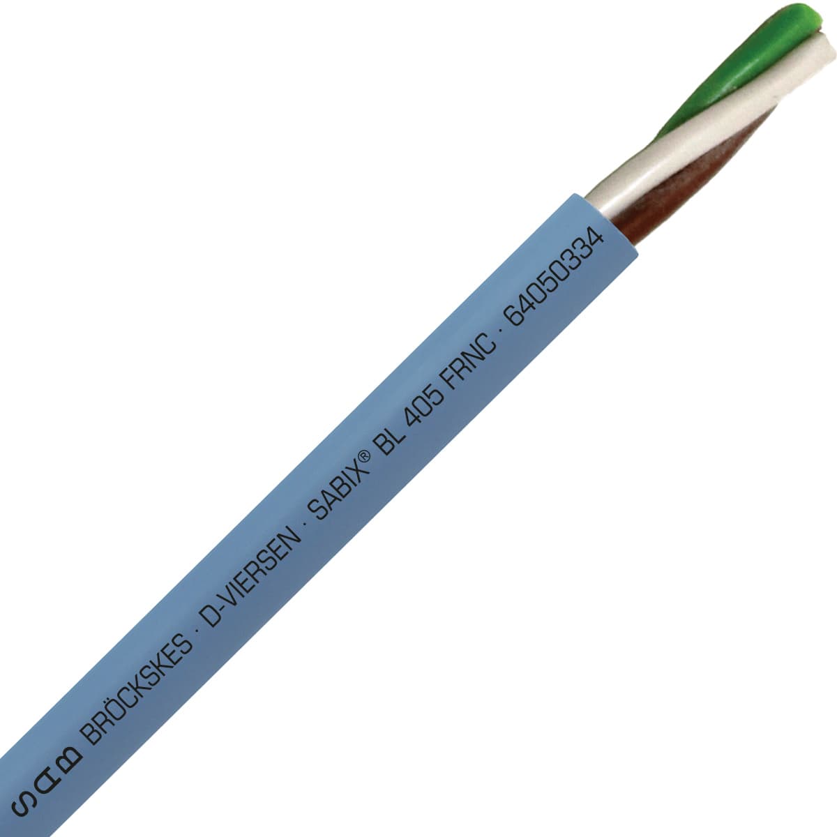 SAB 64050334 SABIX BL 405 FRNC - 22 AWG/3c, halogen-free flame retardant flexible data cable, DNV-GL, CE, RoHS SAB 64050334 SABIX BL 405 FRNC - 22 AWG/3c, halogen-free flame retardant flexible data cable, DNV-GL, CE, RoHS