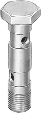 Festo 4593 hollow bolt VT-1/8-2-PK-3 For multiple distributor function in conjunction with components LK or TK. Materials note: (* Free of copper and PTFE, * Conforms to RoHS) Festo 4593 hollow bolt VT-1/8-2-PK-3 For multiple distributor function in conjunction with components LK or TK. Materials note: (* Free of copper and PTFE, * Conforms to RoHS)
