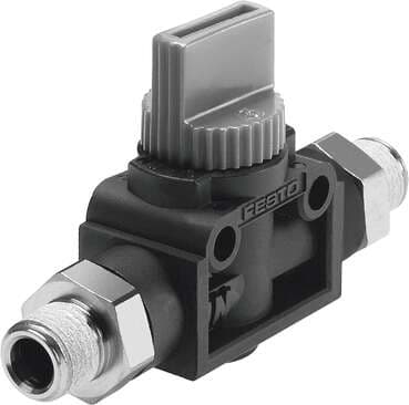 Festo 190877 shut-off valve HE-3-1/8-1/8-NPT-U Valve function: 3/2 bistable, Pneumatic connection, port 1: 1/8 NPT, Pneumatic connection, port 2: 1/8 NPT, Type of actuation: manual, Mounting type: (* Direct mounting via through-holes, * Direct mounting via threads, Festo 190877 shut-off valve HE-3-1/8-1/8-NPT-U Valve function: 3/2 bistable, Pneumatic connection, port 1: 1/8 NPT, Pneumatic connection, port 2: 1/8 NPT, Type of actuation: manual, Mounting type: (* Direct mounting via through-holes, * Direct mounting via threads,