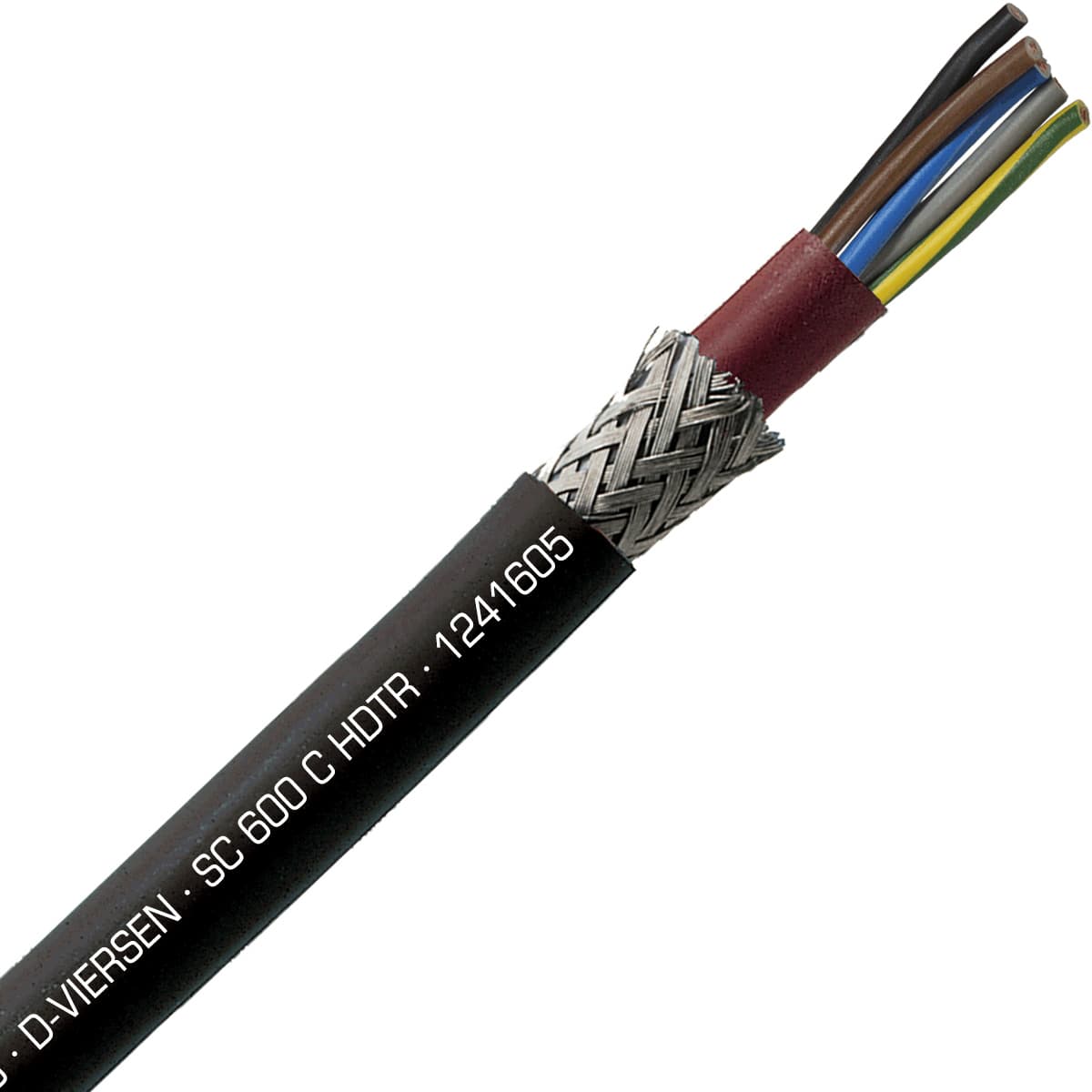 SAB 1241605 SC 600 C HDTR - 16 AWG/5c, shielded halogen free high temperature silicone cable, UL, CSA, CE, RoHS SAB 1241605 SC 600 C HDTR - 16 AWG/5c, shielded halogen free high temperature silicone cable, UL, CSA, CE, RoHS