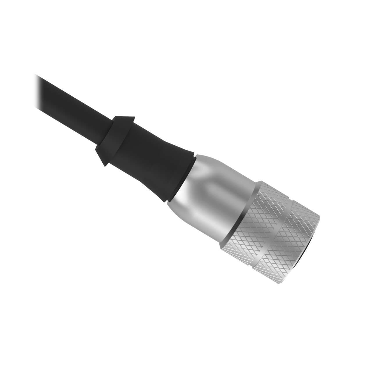 Banner MQDC-315 Cordset: Single Ended MICRO; 3-pin Straight Female C Code; 5 m (16.4 ft) 3x22 Black PVC Jacket; Black PVC Jacket; Nickel-Plated Brass Coupling Nut Banner MQDC-315 Cordset: Single Ended MICRO; 3-pin Straight Female C Code; 5 m (16.4 ft) 3x22 Black PVC Jacket; Black PVC Jacket; Nickel-Plated Brass Coupling Nut