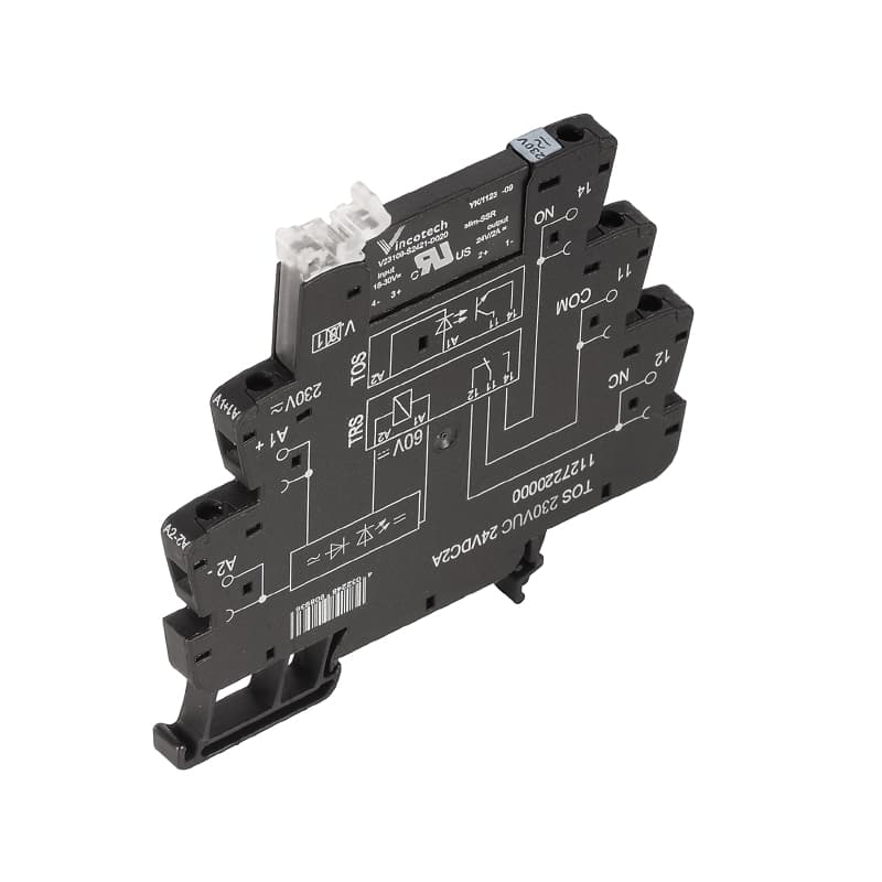 Weidmuller 2662930000 TERMSERIES, Solid-state relay, 1 NO contact (Triac (zero-cross switch)), Rated control voltage: 24…230 V UC ±10 % , Rated switching voltage: 24...240 V AC, Continuous current: 1 A, Screw connection Weidmuller 2662930000 TERMSERIES, Solid-state relay, 1 NO contact (Triac (zero-cross switch)), Rated control voltage: 24…230 V UC ±10 % , Rated switching voltage: 24...240 V AC, Continuous current: 1 A, Screw connection